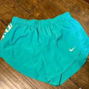 Teal Nike shorts